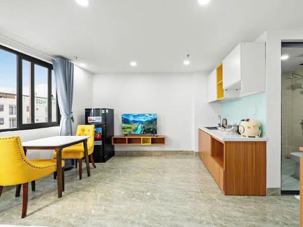 Trống sẵn studio hồ xuân hương, mỹ an, nhs