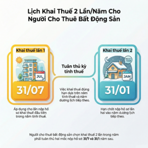 Thuế cho thuê bất động sản từ 2026: Người cho thuê nhà cần lưu ý quy định mới