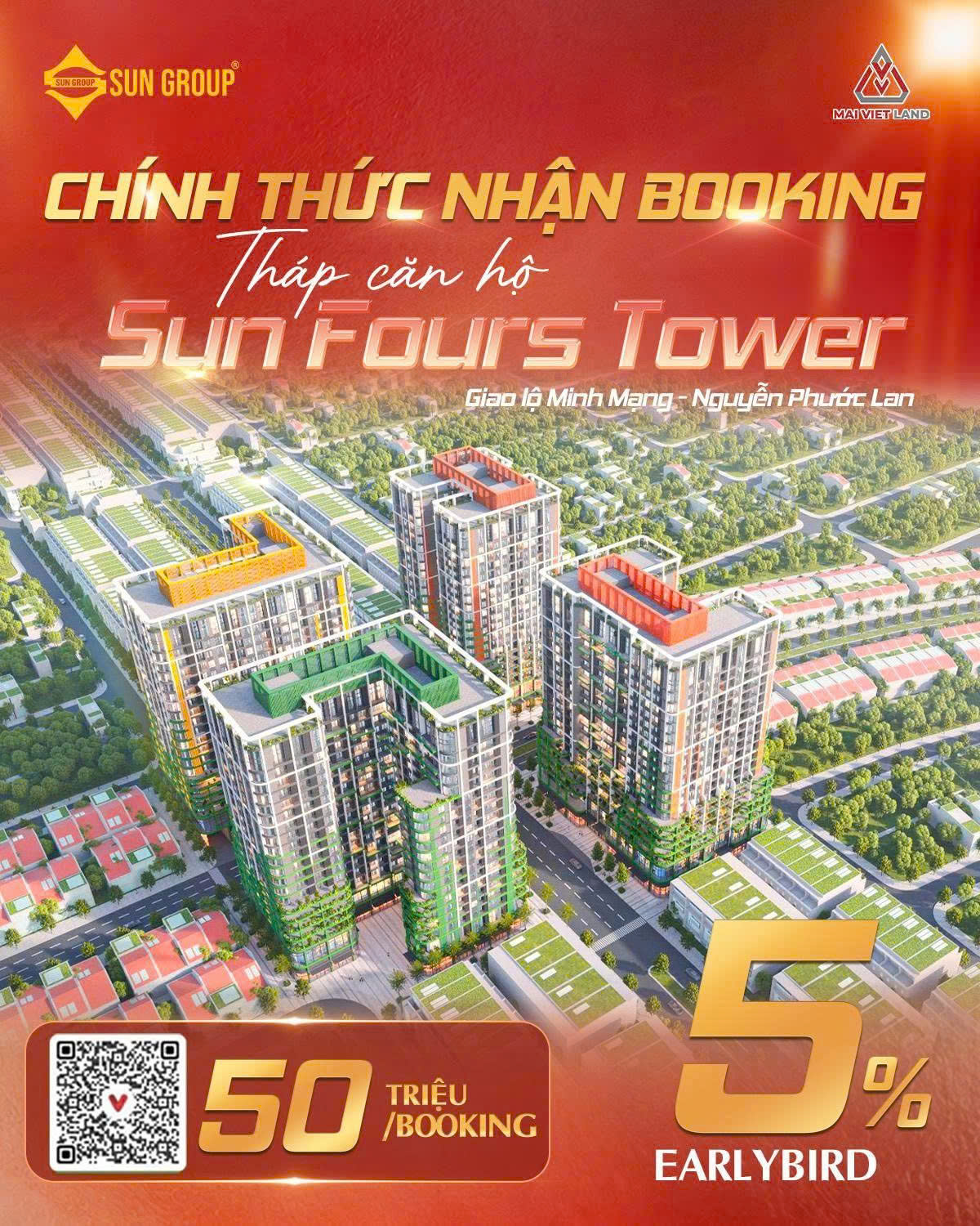 🆘 chính thức nhận booking tổ hợp tòa căn hộ fours tower - lõi trung tâm nam đà nẵng ✅