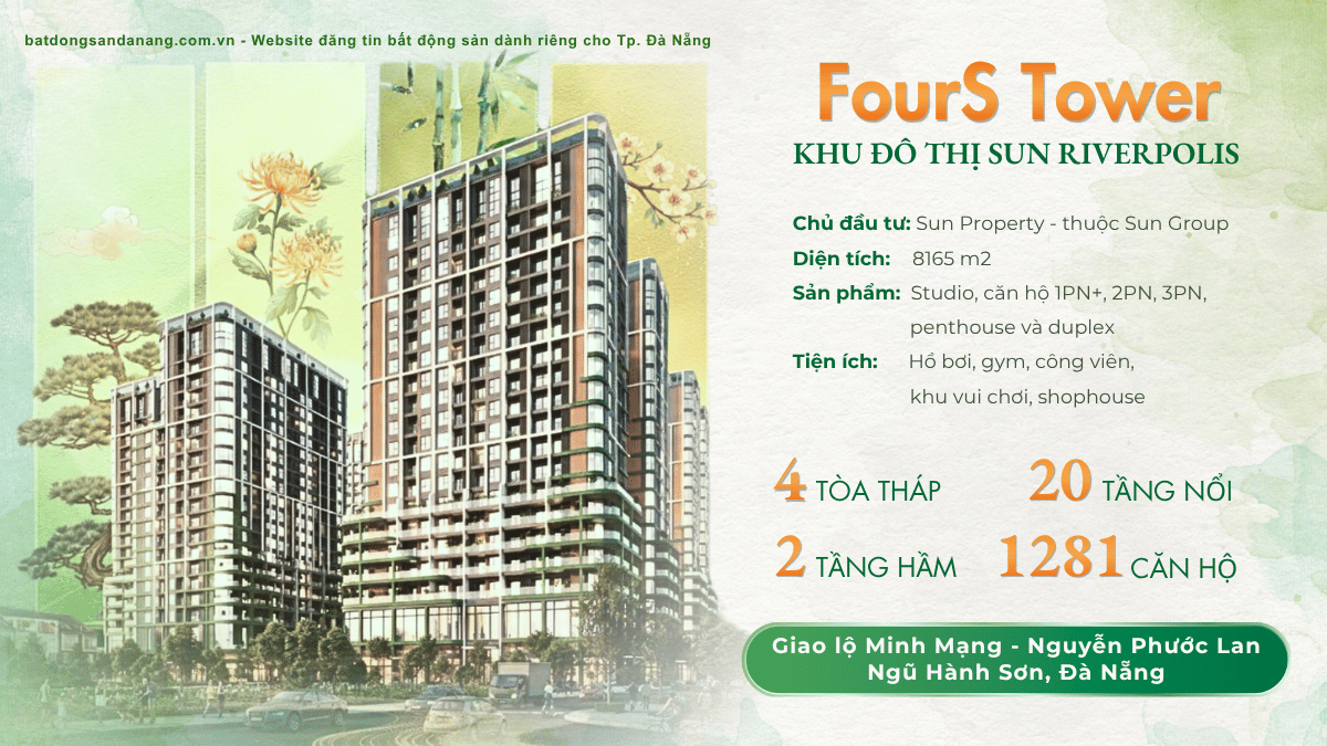 Fours Tower Đà Nẵng - 2 tỷ 300 triệu