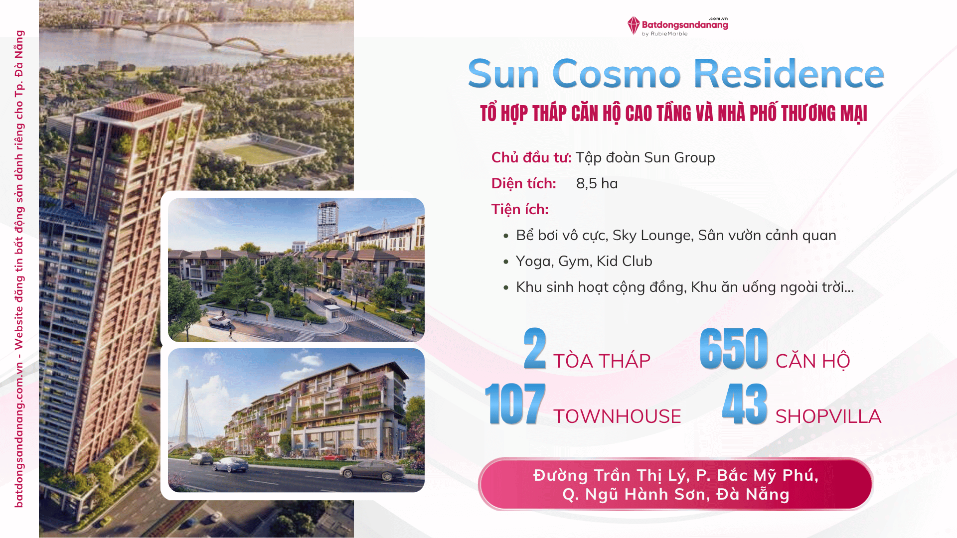Sun Cosmo Residence Đà Nẵng - 2 tỷ 300 triệu
