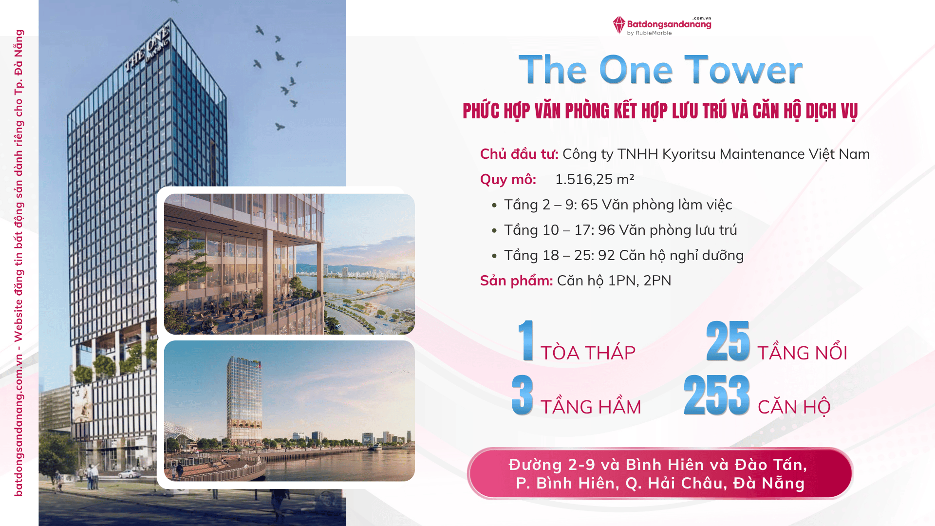 The One Tower Đà Nẵng - 2 tỷ 300 triệu