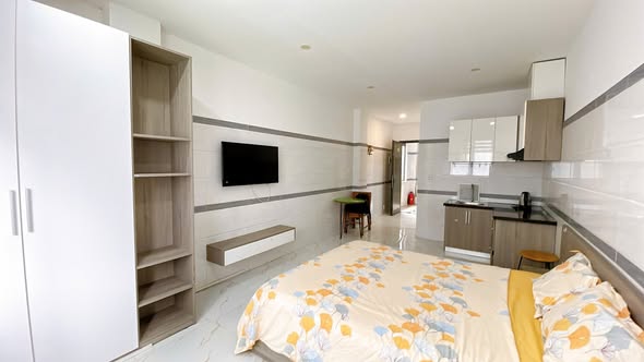 Cho thuê căn hộ thiết kế studio.