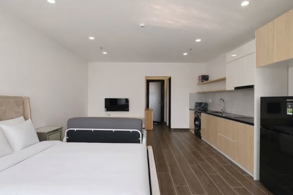 Trống sẵn căn hộ thiết kế studio.