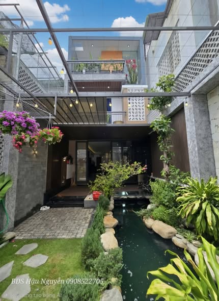 Nhà sân vườn 3 tầng 105m2 tiểu cảnh hồ cá koi chiew chiew ngay trung tâm thanh khê đà nẵng