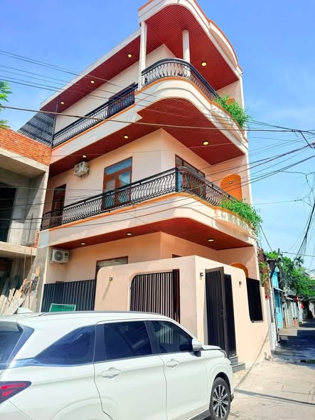 ●mình c.ần b.án nhà đẹp 3 tầng trần xuân lê 2 mặt tiền đường nhựa 5m đối diện là công viên